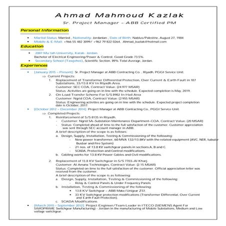 Alain bernardo_CV | PDF