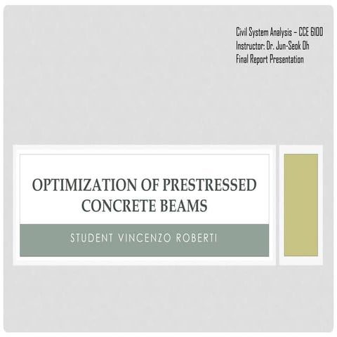 OPTIMIZATION OF PRESTRESSED CONCRETE BEAMS-student vincenzo roberti