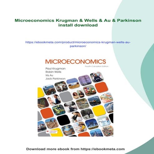 Microeconomics Krugman & Wells & Au & Parkinson