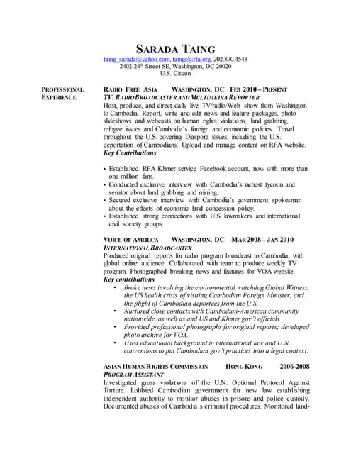 CV Taing Sarada Aug 2015