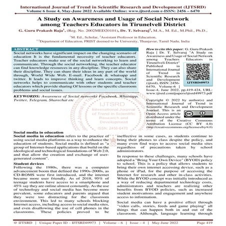 The Impact of Social Media on Student Learning and Behavior (www.kiu.ac ...