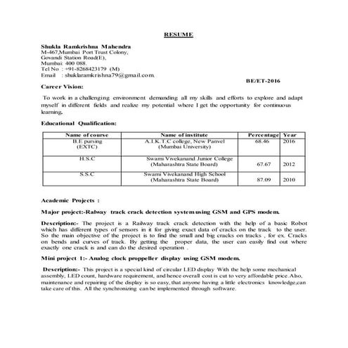 CV RAM | PDF