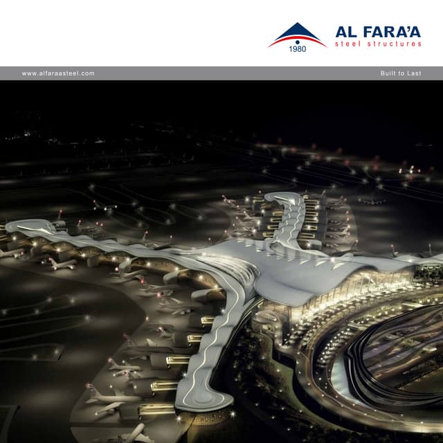 Al Fara'a Steel Structure brochure - 2015 - 2016