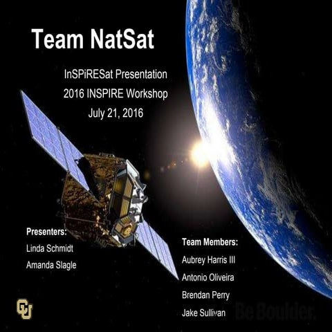 NatSat INSPIRE Presenation 
