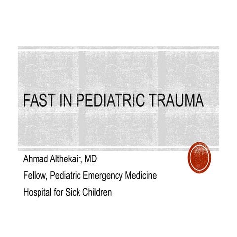 Pediatric Trauma-FINAL