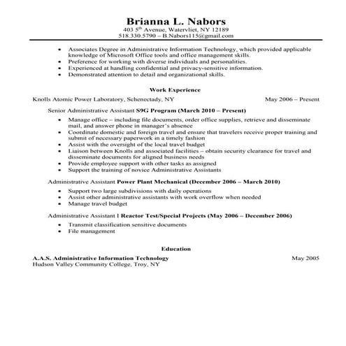 Handshake resume | DOCX