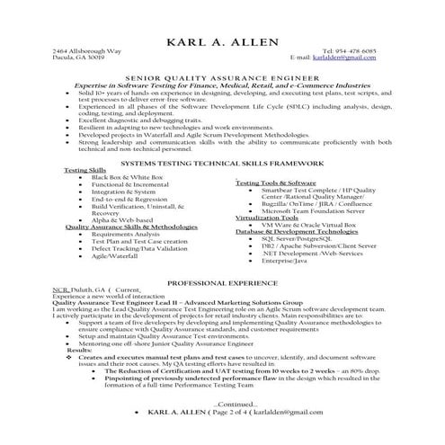 Allen Karl Revised Resume
