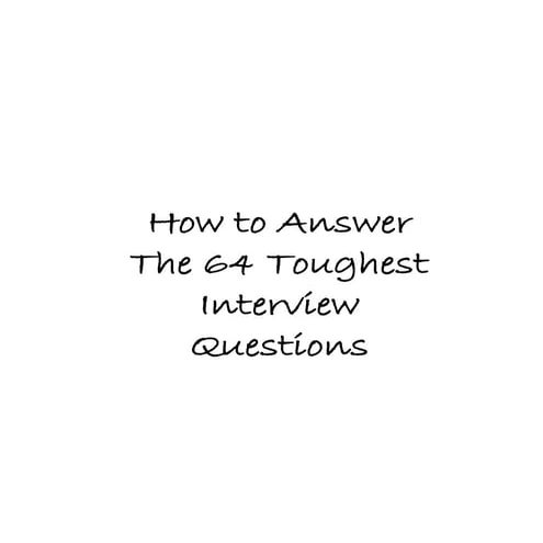 Important HR Interview Questions