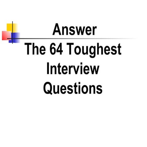 64 interview question