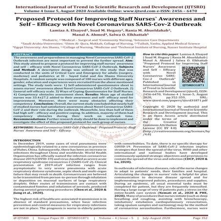Nursing management of post covid 19 experiences | PPTX