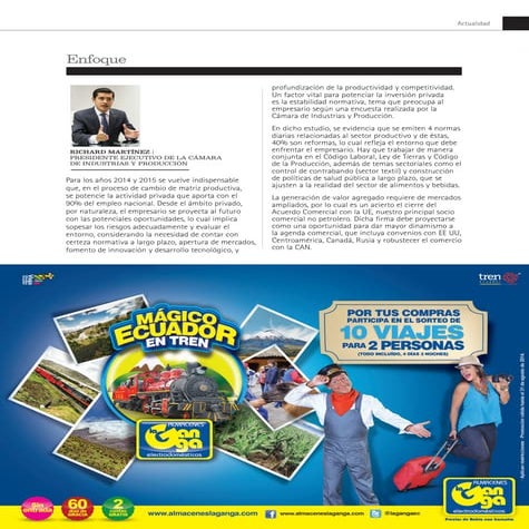 REVISTA EKOS AGOSTO 2014