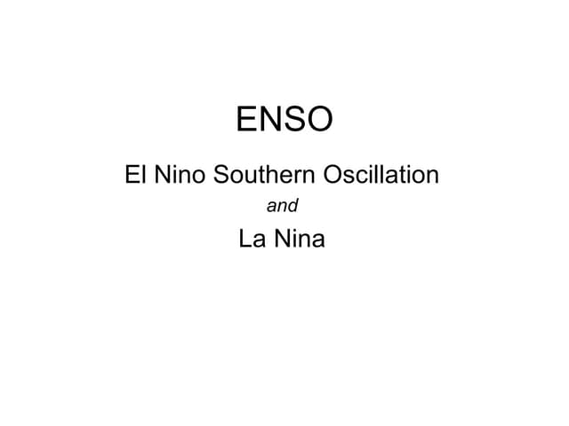 6.5 - El Nino