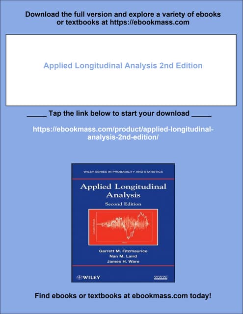 Applied Longitudinal Analysis 2nd Edition | PDF