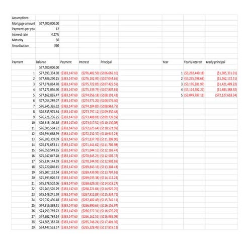 Excel capital needs analysis | PDF