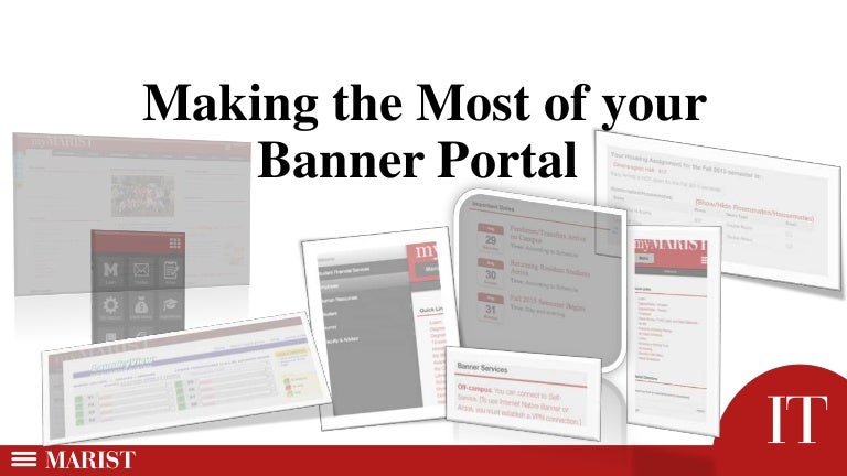 Making The Most Of Your Banner Portal