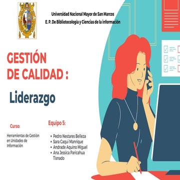 Gestión de Calidad y Liderazgo en Unidades de Información: Modelos y ...