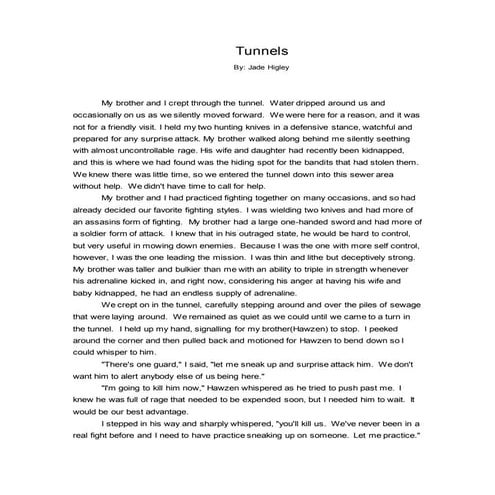 tunnels | PDF