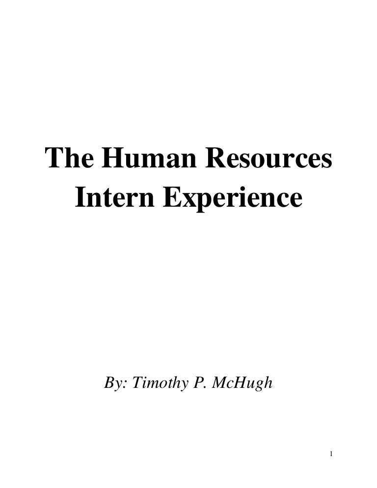 my internship experience essay