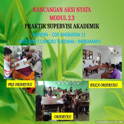 AKSI NYATA MODUL 1.4.pptx pengembangan program sekolah | PPTX