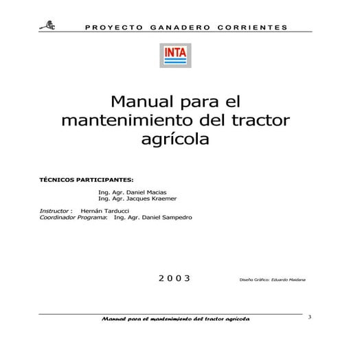 65410480 manual-para-el-mantenimiento-del-tractor-agricola | PDF
