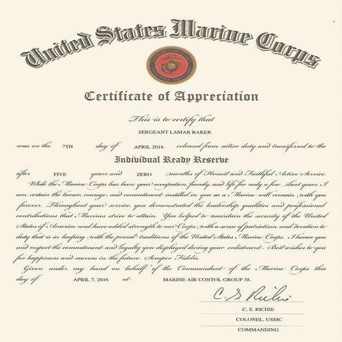 Navy and Marine Corp Achievement Medal 1 | PDF