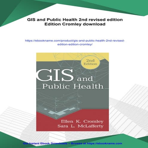 GIS and Public Health 2nd revised edition Edition Cromley | PDF