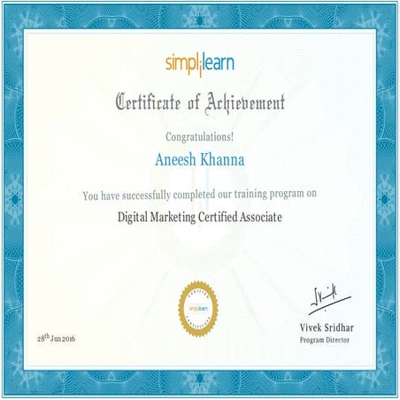 DM certificate | PDF