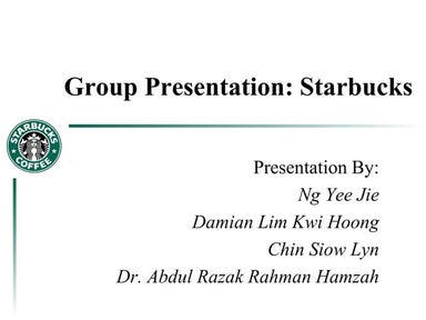 Strategic Marketing: A Case Study of Starbucks