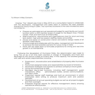 Recommendation Letter