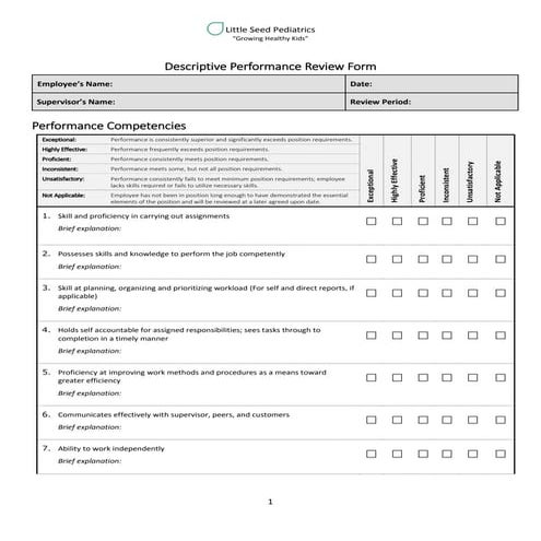Employee Performance Review