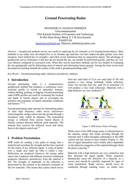 Ground Penetrating Radar (GPR) | PPT