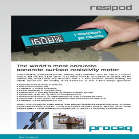 Instrumentation for Surface Resistivity Measurement - Aimil Ltd is ...