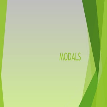 Modals | PPTX