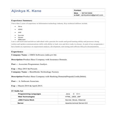 AjinkyaKene_2years_java