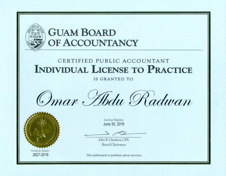 CPA Certificateomar2015Practice