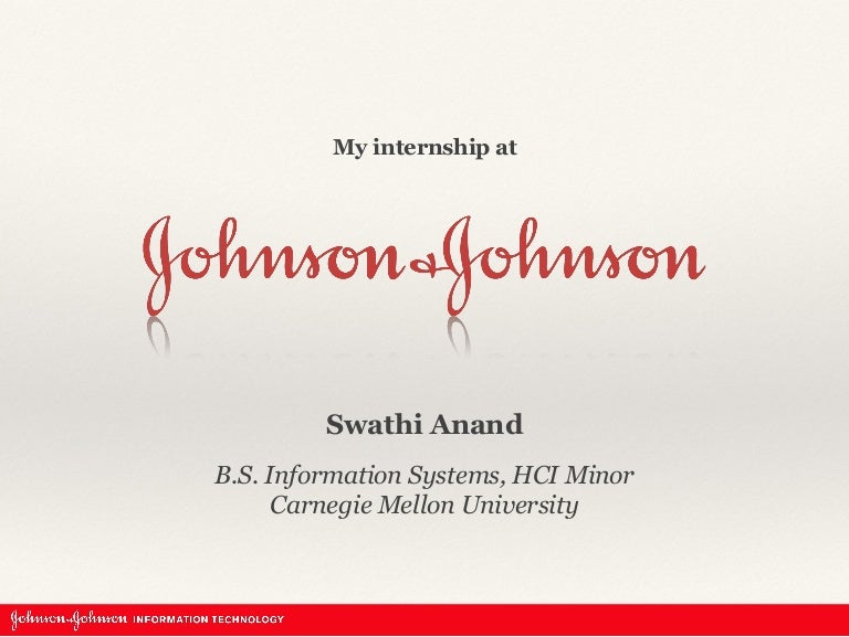 JNJ Internship