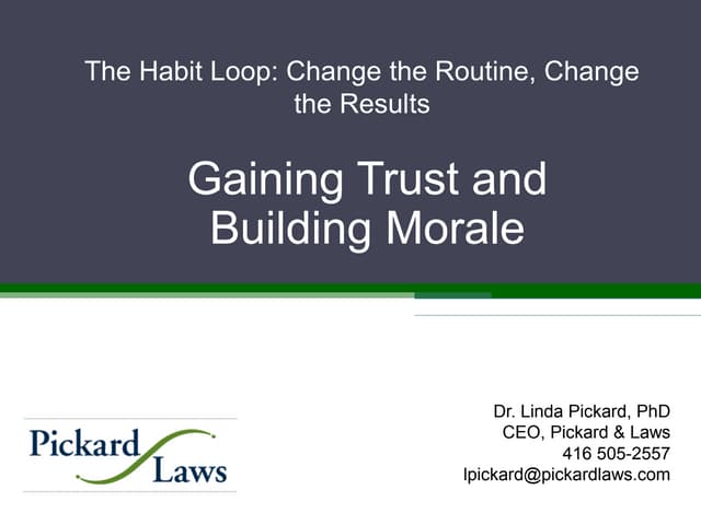 Sample-Linda Pickard_Pickard-Laws_Gaining Trust, Building Morale