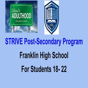 Special Education Transition Program Presentation