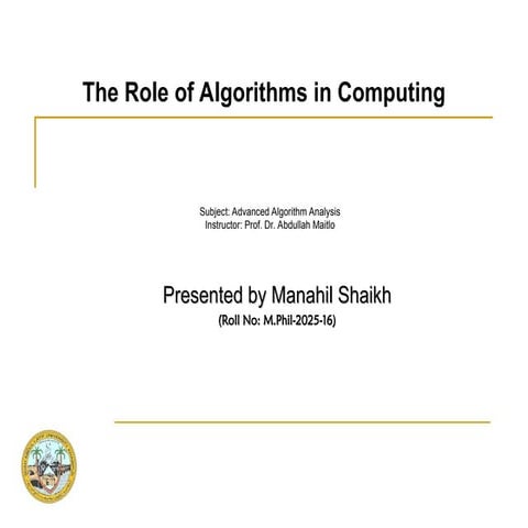 Algorithms Lecture 1: Introduction to Algorithms | PDF