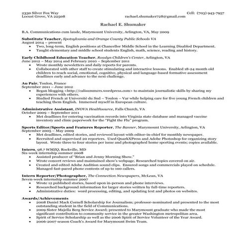 Thomas Resume | PDF