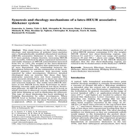 HEUR_Syneresis_Rheology_JCTR2016 | PDF