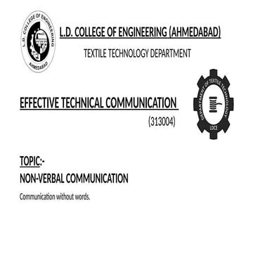 Non-Verbal Communication: The Silent Language.pptx
