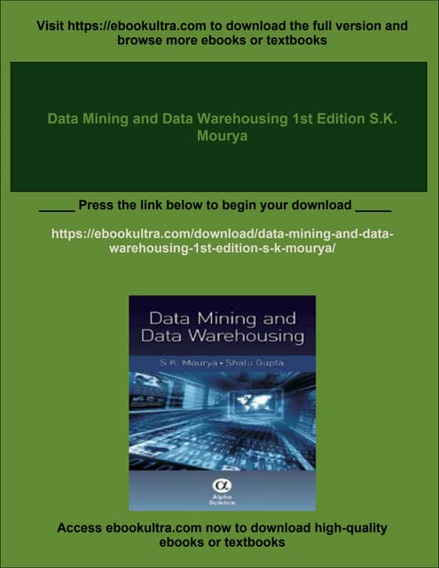 Data Mining and Data Warehousing 1st Edition S.K. Mourya