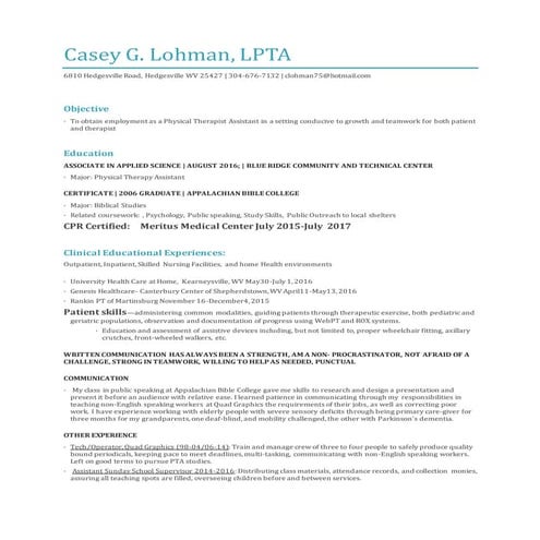 ASHA resume | PDF