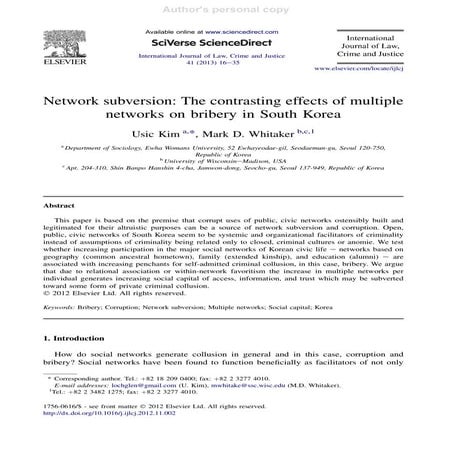 Pages excerpt from Kim & Whitaker 2013 Network Subversion