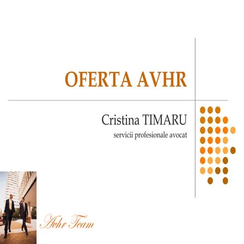 prezentare Cristina Timaru - Avhr