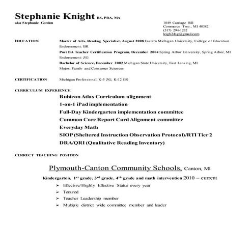 SLKresume | DOCX