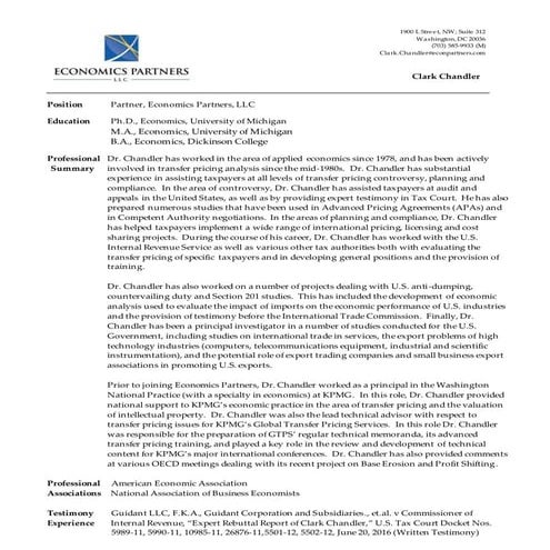 Clark Chandler CV 2016