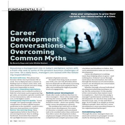 Article Career Conversations BK & JWG