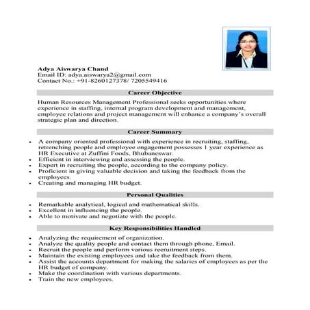 Adya Aiswarya Chand CV -2-